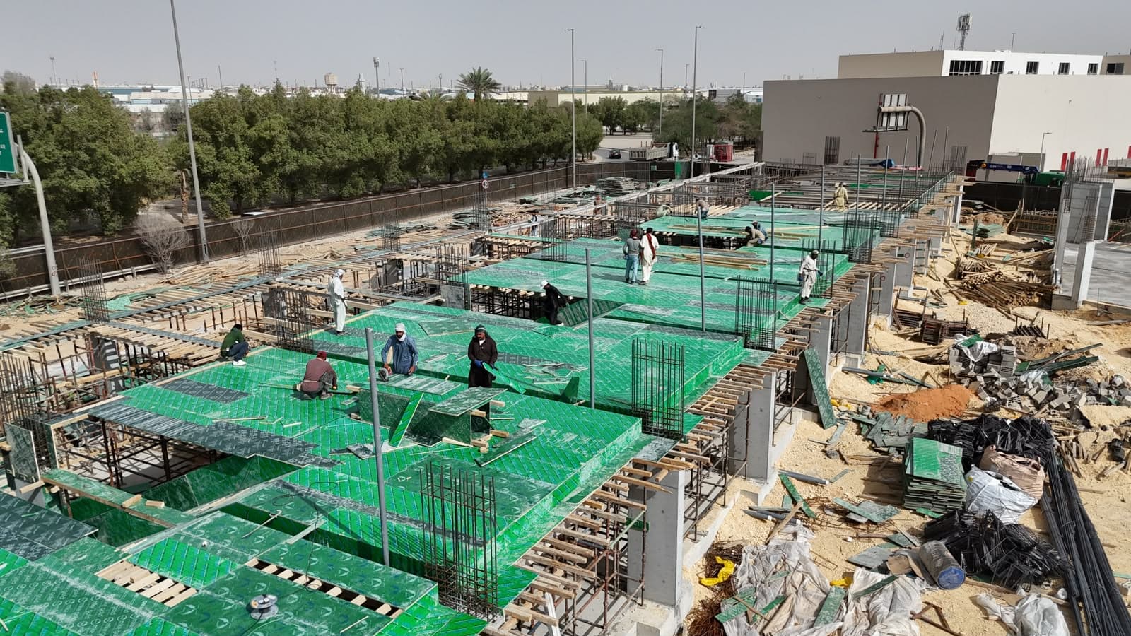 أعمال قيد التنفيذ — ريث الإنشائية، الرياض