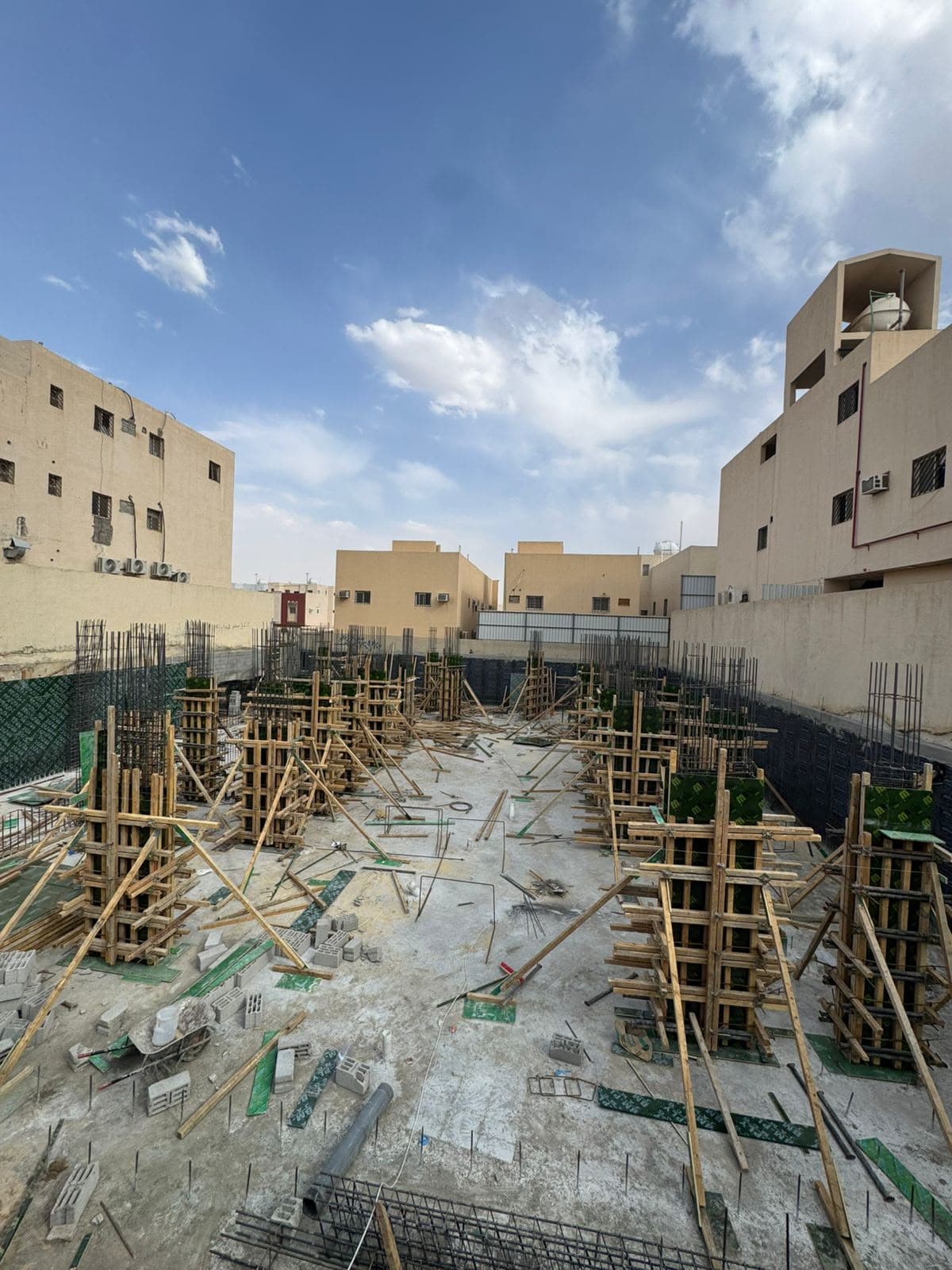 أعمال قيد التنفيذ — ريث الإنشائية، الرياض